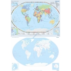 DUO Świat polityczny / mapa konturowa ćwiczeniowa (2018)